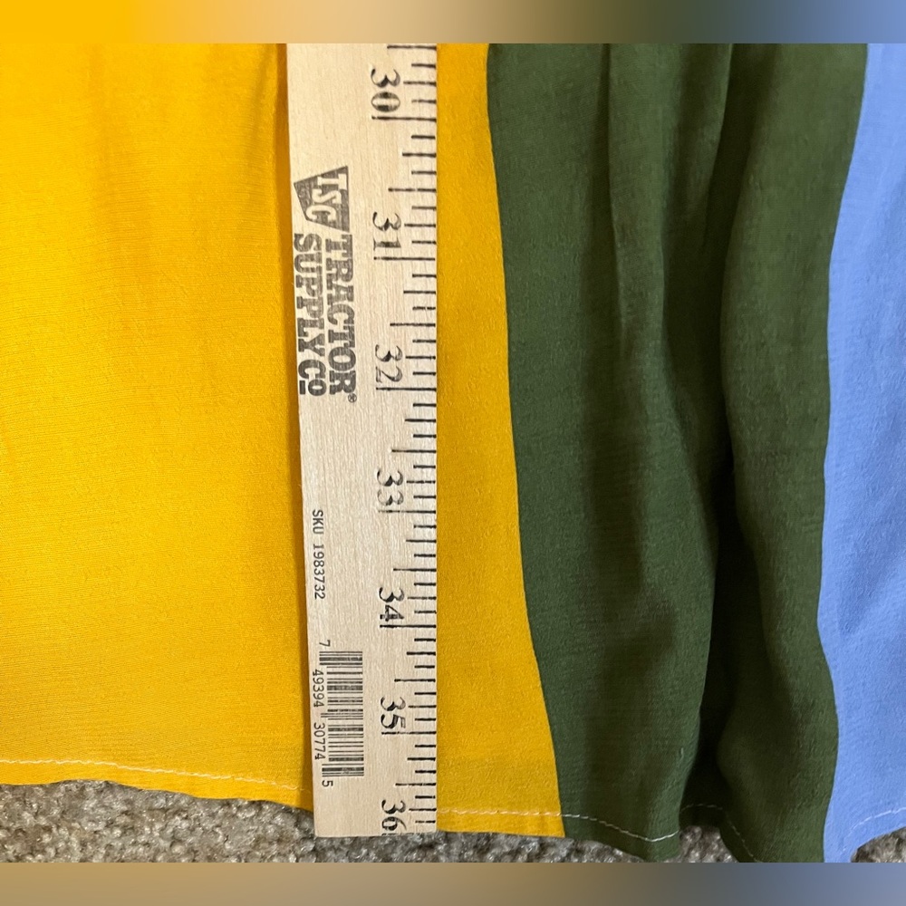 DOLAN Anthropologie Left Coast Audra Drop Waist Colorblock Dress size L - Picture 12 of 16